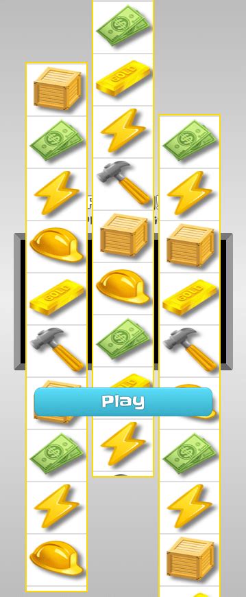 Simple Slot machine game using HTML5 Part 1: Basics.